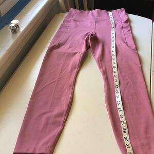 Tory Burch yoga pants.